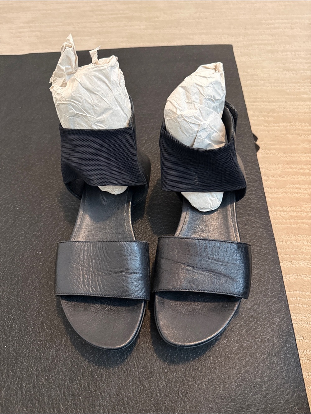 Eileen Fisher sandals.